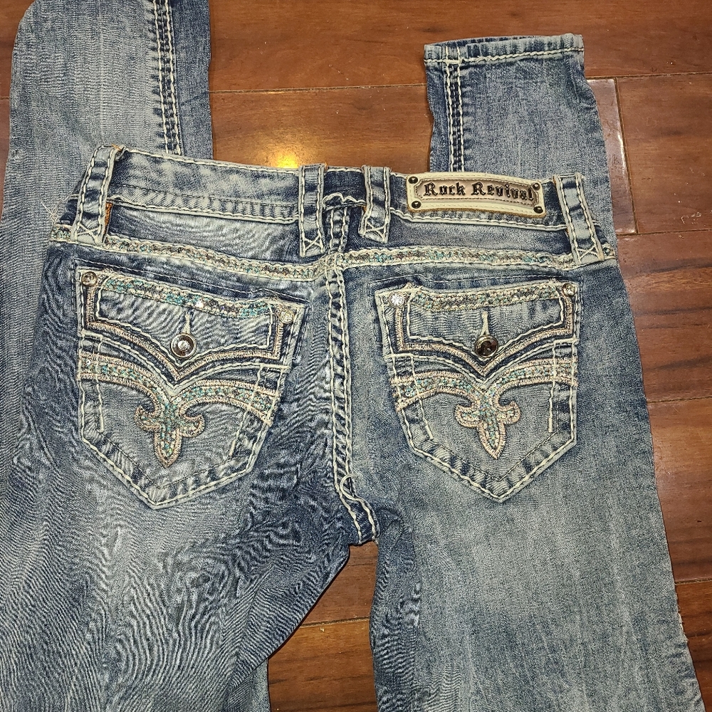 Rock revival skinny ankle size 27